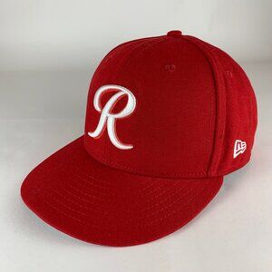 Tacoma Rainiers MiLB Red New Era 59Fifty Fitted Hat Mens 7 3/4
